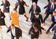 employés qui dansent