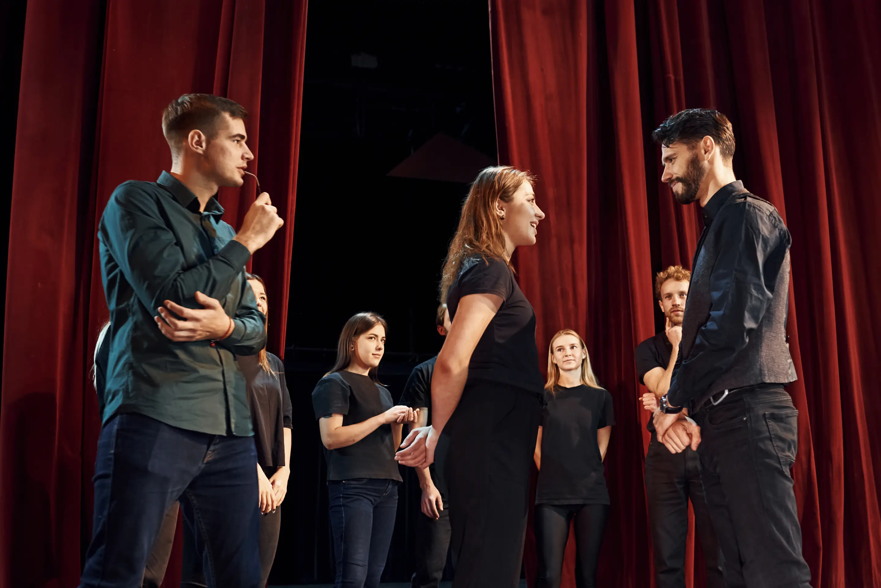 face à face groupe impro theatre